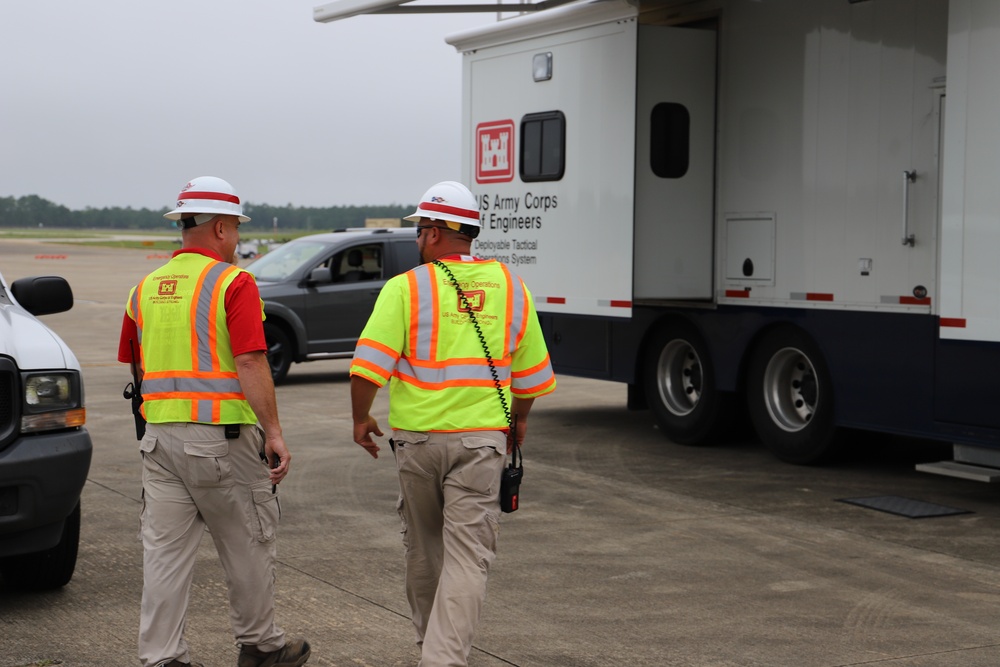 FEMA staging area on Fort Bragg begins in anticipation of Hurricane Dorian