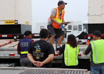 FEMA staging area on Fort Bragg begins in anticipation of Hurricane Dorian