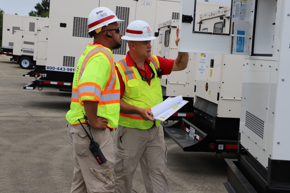 FEMA staging area on Fort Bragg begins in anticipation of Hurricane Dorian