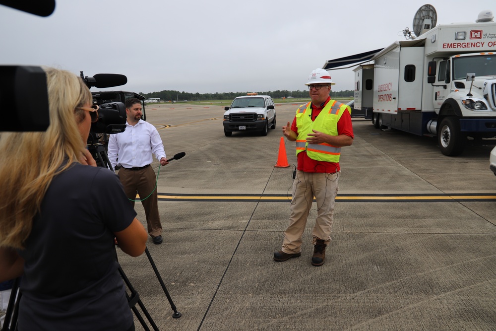 FEMA staging area on Fort Bragg begins in anticipation of Hurricane Dorian