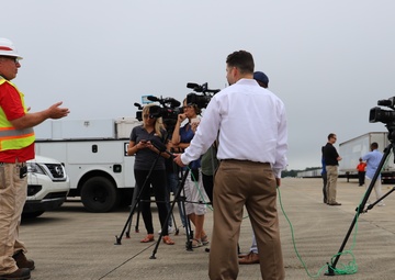 FEMA staging area on Fort Bragg begins in anticipation of Hurricane Dorian