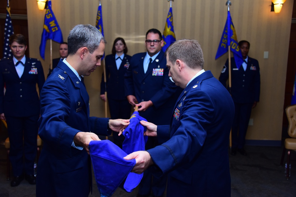 355 MDG conducts reorganization ceremony