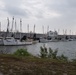 Mexican fishing vessels seek safe harbor ahead of Tropical Storm Fernand near Brownsville, Texas