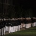 Marines march in Friday Evening Parade