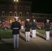 Marines march in Friday Evening Parade