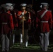 Marines march in Friday Evening Parade