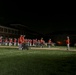 Marines march in Friday Evening Parade