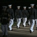 Marines march in Friday Evening Parade