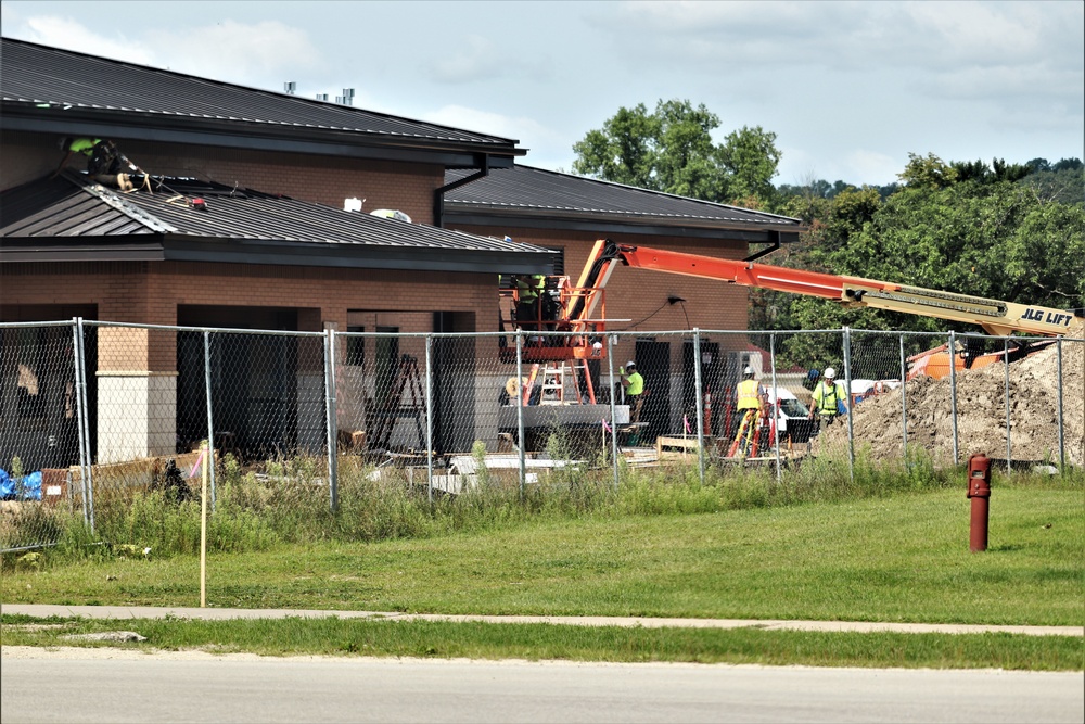 Dining facility construction at Fort McCoy