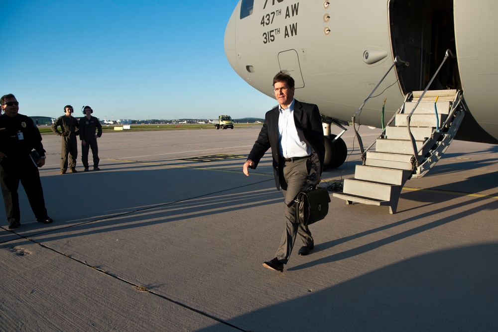 Secretary Esper Arrives in Germany