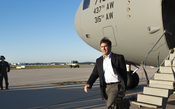 Secretary Esper Arrives in Germany