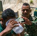 Timor-Leste Defense Force soldiers test potable water during Hari'i Hamutuk 2019