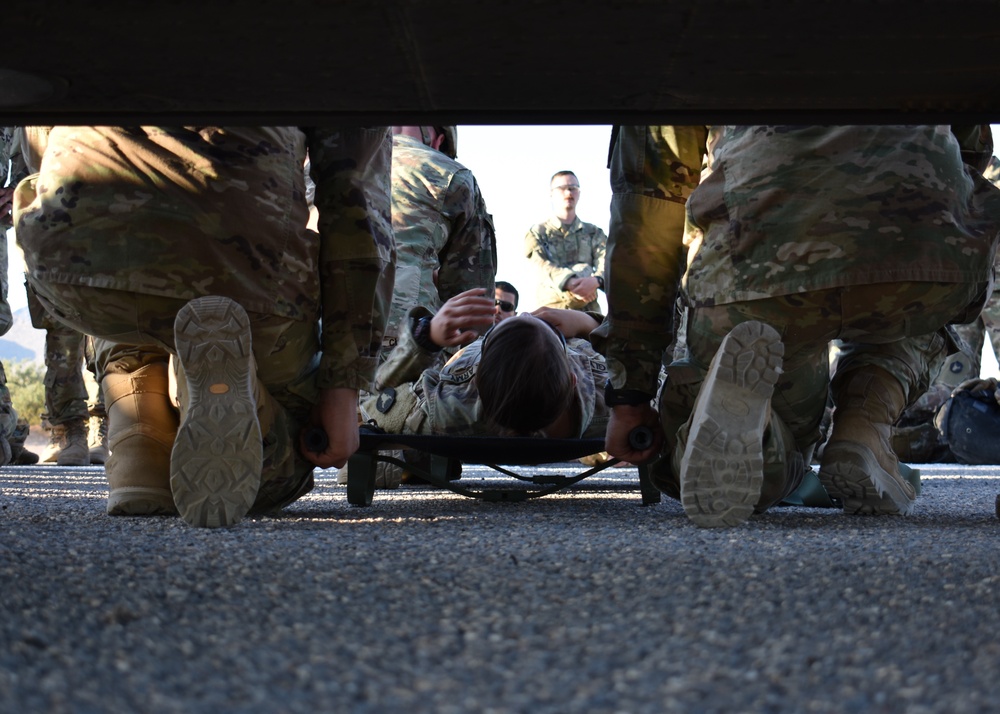 Combat Medics conduct collective training between 30th ABCT and 5th Armored Division