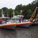 Crewmembers from Coast Guard Stations Charleston and Georgetown secure 45-foot response boats