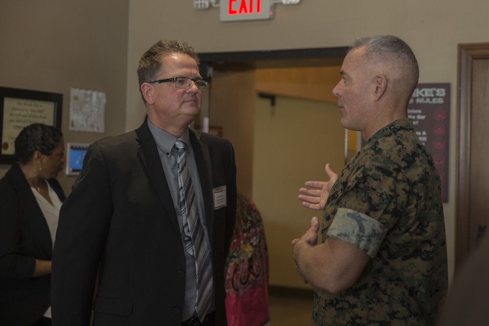 Camp Pendleton commander hosts community leaders during luncheon