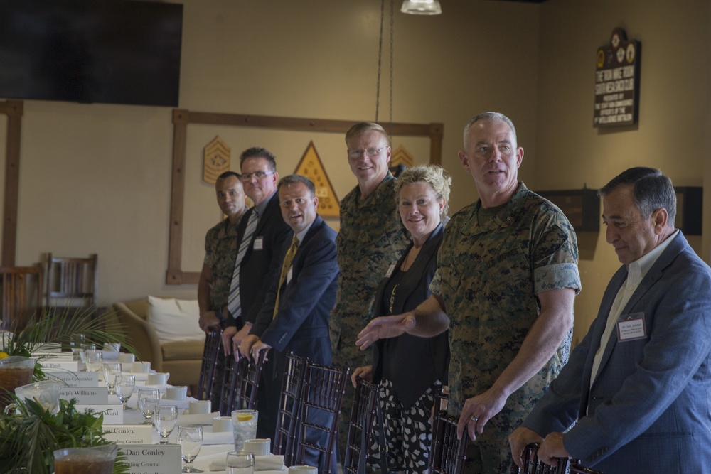 Camp Pendleton commander hosts community leaders during luncheon