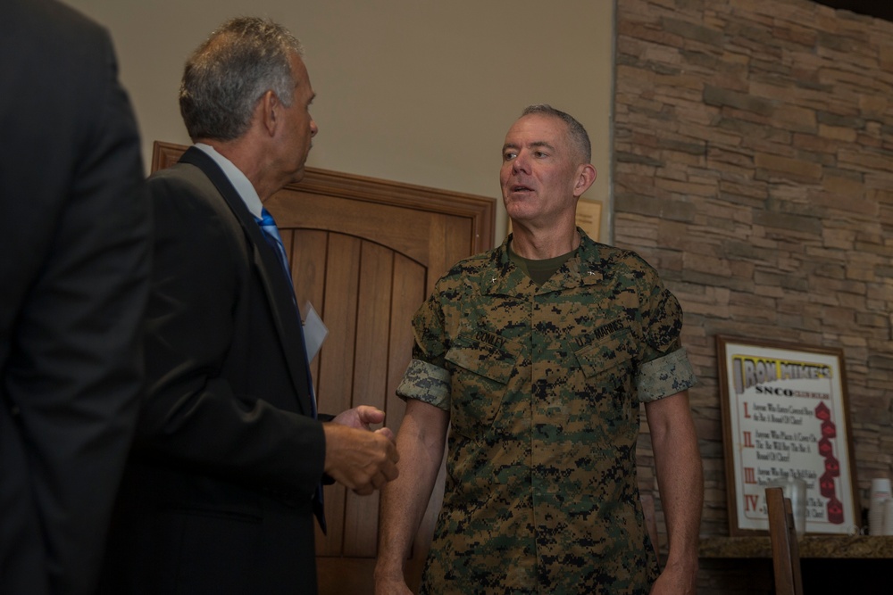 Camp Pendleton commander hosts community leaders during luncheon