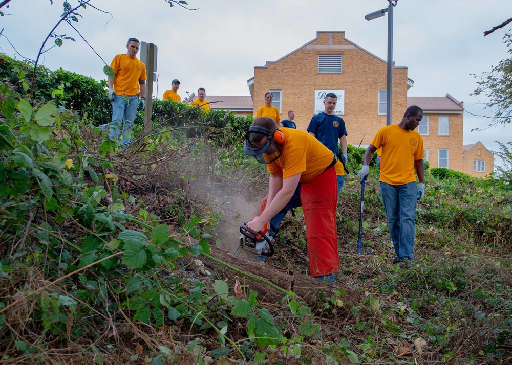 CPO Selectees Volunteer at Port Orchard Veterans Home