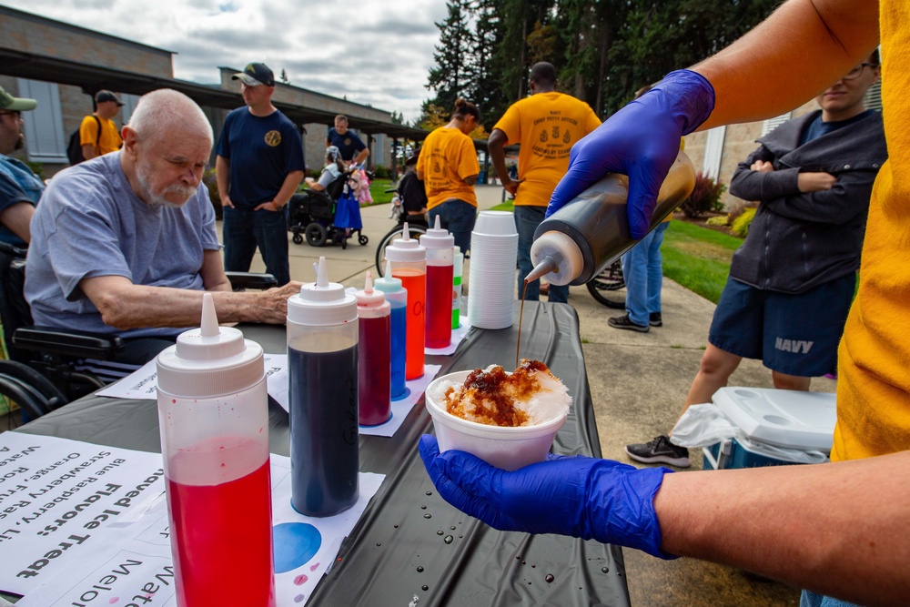 CPO Selectees Volunteer at Port Orchard Veterans Home