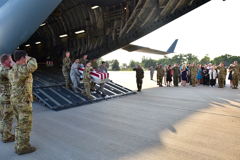 DPAA Honorable Carry ceremony held at Offutt AFB