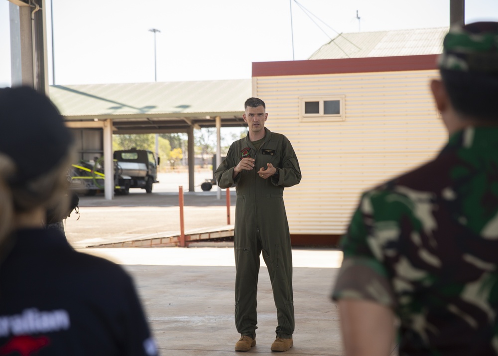 MRF-D Marines participate in a static display during Exercise Crocodile Response