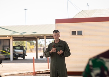 MRF-D Marines participate in a static display during Exercise Crocodile Response