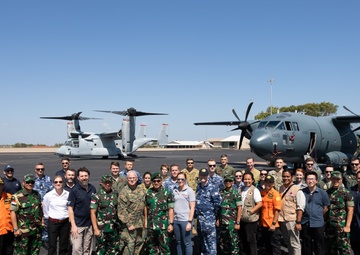MRF-D Marines participate in a static display during Exercise Crocodile Response