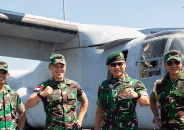 MRF-D Marines participate in a static display during Exercise Crocodile Response