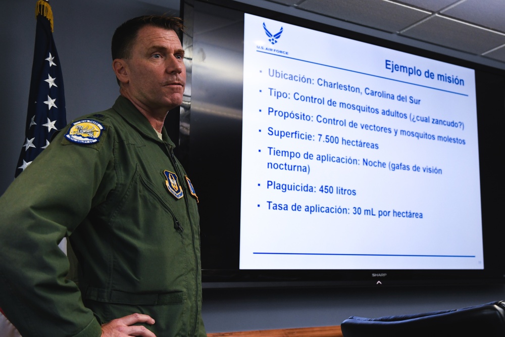 Peruvian Air Force seeks aerial spray familiarization at Youngstown Air Reserve Station