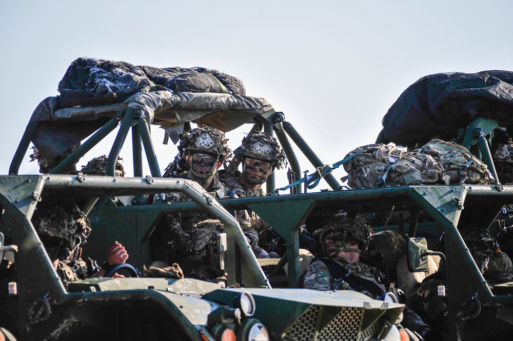 Sky Soldiers Mount New Vehicles