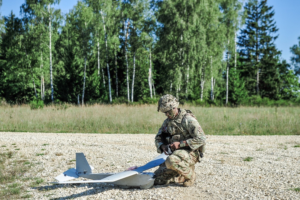 Sky Soldier Prepares Raven