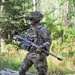 Sky Soldier Patrols Through Woods