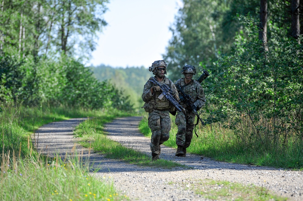 Sky Soldiers Run To Objective