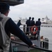 U.S. Sailors prepare to get underway