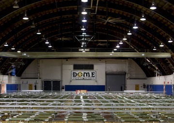 Marine Dome provides shelter from Dorian