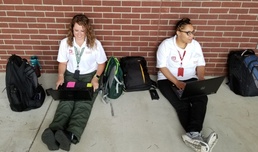 Power Team members ready to help those affected by Hurricane Dorian.