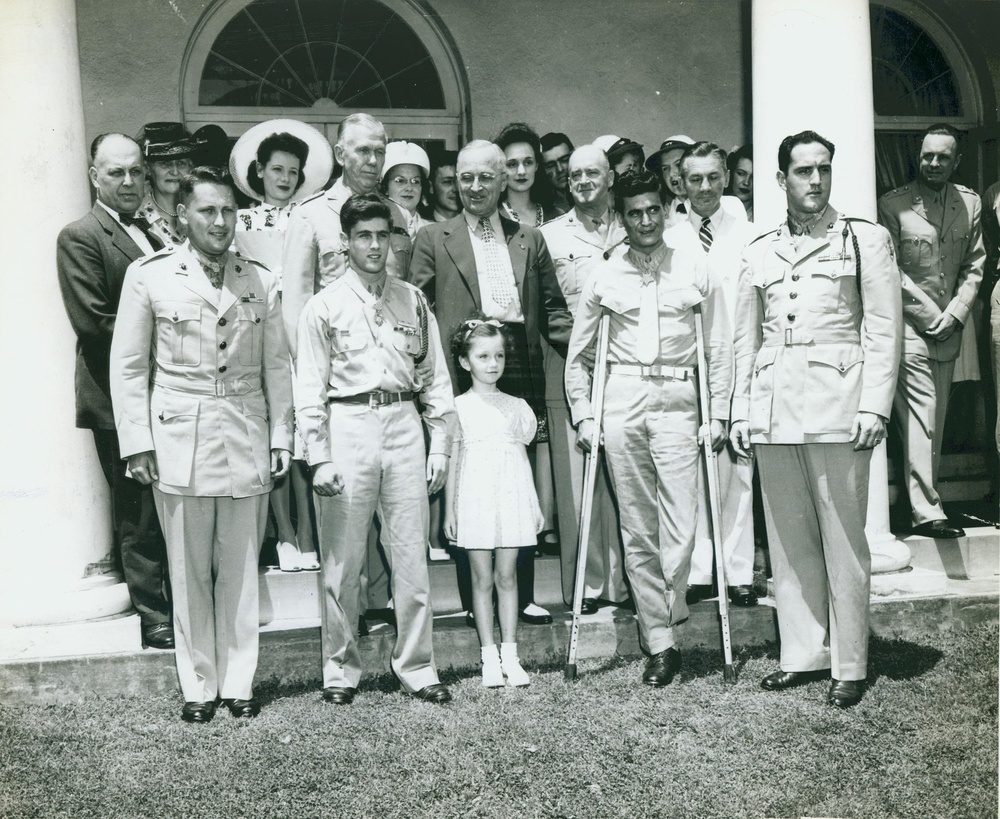 Medal of Honor recipients, World War II, Everett Pope, Harry Truman