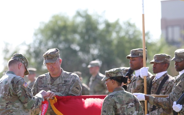 With colors cased, Muleskinners mark start of deployment