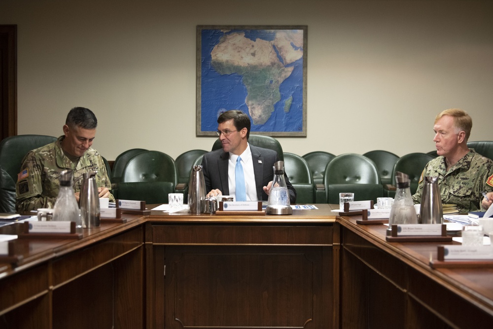 Secretary Esper Visits U.S. Africa Command