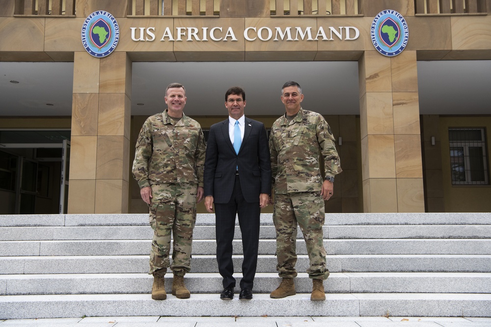 Secretary Esper Visits U.S. Africa Command