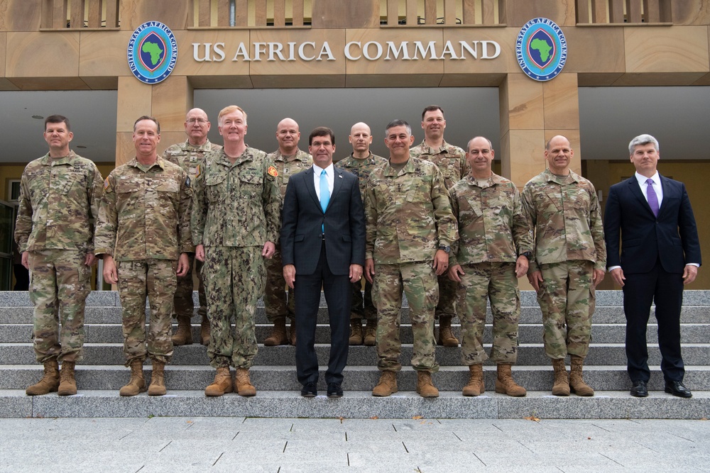 Secretary Esper Visits U.S. Africa Command