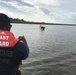 Crewmembers from Coast Guard Station Brunswick, GA assess aids to navigation