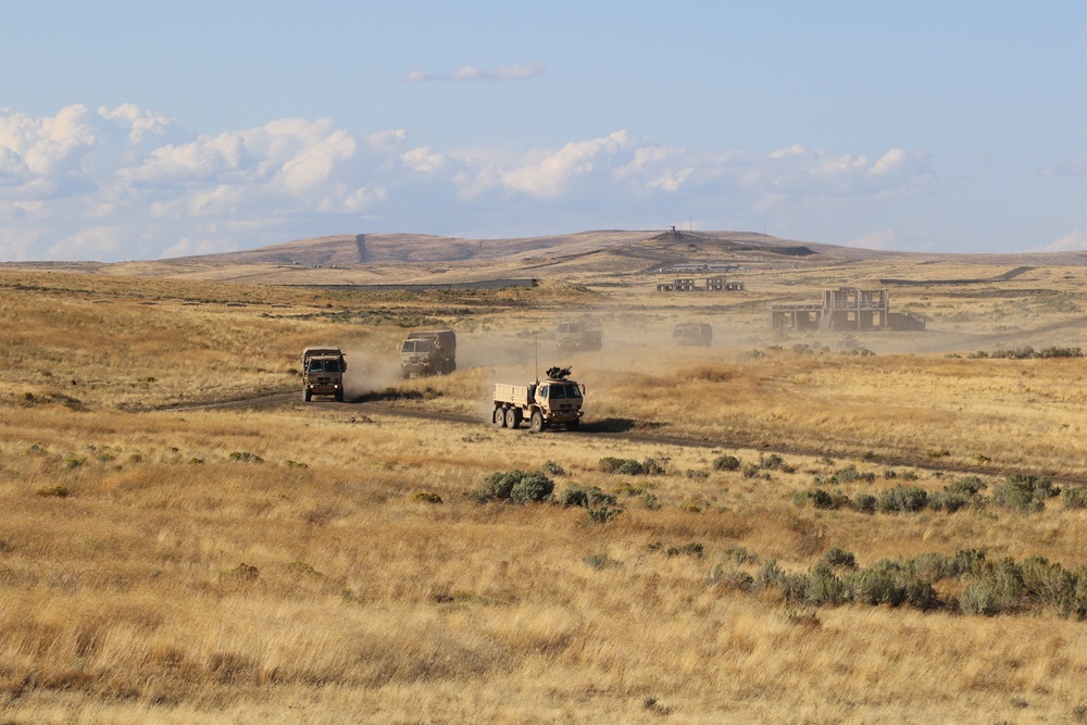 Guardsmen conduct medical evacuation training