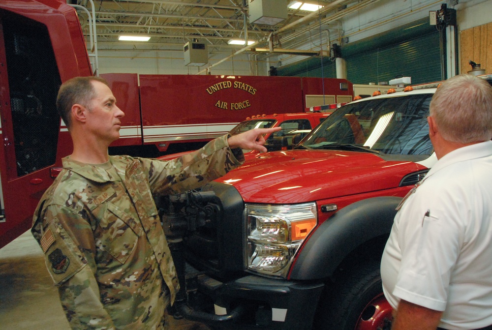 Inside the 165th Airlift Wing fire house