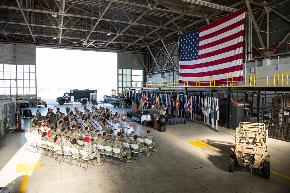 EODMU8 Change of Command Ceremony