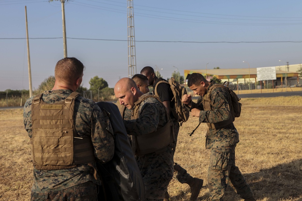 SPMAGTF-CR-AF Marines complete Martial Arts Instructor Course while deployed