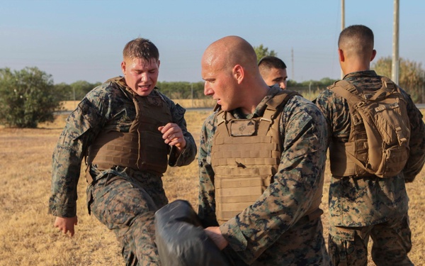 SPMAGTF-CR-AF Marines complete Martial Arts Instructor Course while deployed