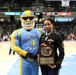 Army Reserve Soldier receives honor amongst thousands during Chicago Sky WNBA home game