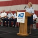 Local postmasters unveil USPS 1969 First Moon Landing Stamps during ceremony on Joint Base Cape Cod