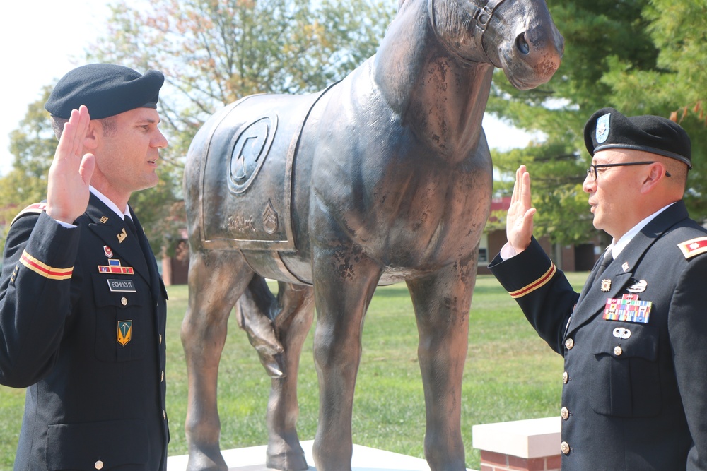 1st TSC Hosts a Promotion Ceremony